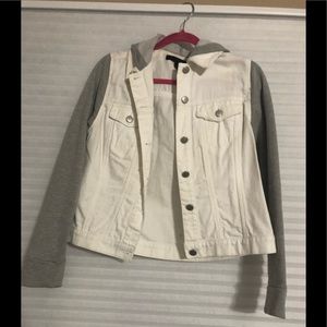 Jean jacket/hoodie jacket